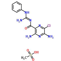 Phenamil methanesulfonate Structure