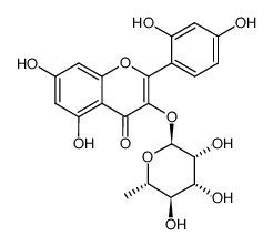 morin 3-O-α-L-rhamnopyranoside结构式