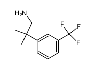 2-methyl-2-(3-(trifluoromethyl)phenyl)propan-1-amine结构式
