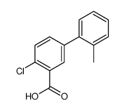 2-chloro-5-(2-methylphenyl)benzoic acid Structure