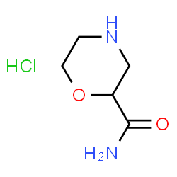 Morpholine-2-carboxamide HCl结构式