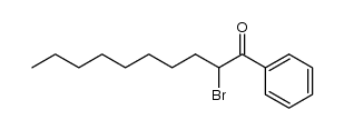 2-bromo-1-phenyl-nonan-1-one Structure