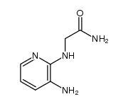 3-amino-2-[(2-amino-2-oxoethyl)amino]pyridine结构式