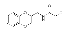 2-CHLORO-N-(2,3-DIHYDRO-1,4-BENZODIOXIN-2-YLMETHYL)ACETAMIDE Structure