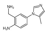 4-(5-methyl-1H-imidazol-1-yl)-2-aminomethylaniline Structure