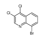 8-bromo-3,4-dichloroquinoline结构式