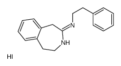 N-(2-phenylethyl)-2,5-dihydro-1H-3-benzazepin-4-amine,hydroiodide结构式