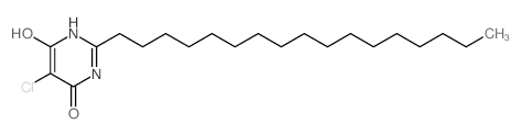 4(3H)-Pyrimidinone,5-chloro-2-heptadecyl-6-hydroxy- picture