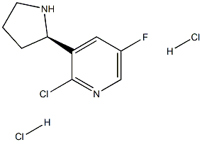 (R)-2-氯-5-氟-3-(吡咯烷-2-基)吡啶二盐酸盐图片