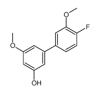 3-(4-fluoro-3-methoxyphenyl)-5-methoxyphenol结构式