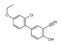5-(2-chloro-4-ethoxyphenyl)-2-hydroxybenzonitrile结构式