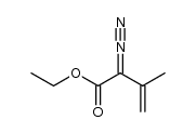 ethyl i-propenyldiazoacetate Structure