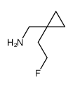 [1-(2-fluoroethyl)cyclopropyl]methanamine Structure