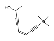 (Z)-8-(trimethylsilyl)octa-5-en-3,7-diyn-2-ol Structure