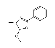 (4R,5S)-5-methoxy-4-methyl-2-phenyl-4,5-dihydrooxazole Structure