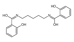 2-hydroxy-N-[5-[(2-hydroxybenzoyl)amino]pentyl]benzamide Structure