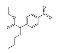 ethyl 2-(4-nitrophenyl)hexanoate Structure