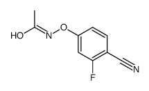 N-(4-cyano-3-fluorophenoxy)acetamide结构式