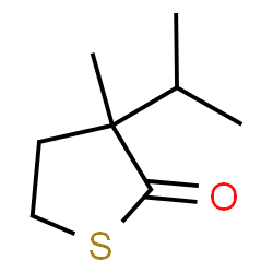 2(3H)-Thiophenone,dihydro-3-methyl-3-(1-methylethyl)-(9CI)结构式