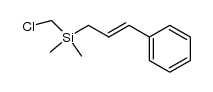 chloromethyl(cinnamyl)dimethylsilane Structure