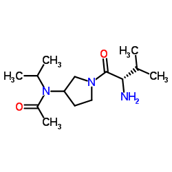 N-Isopropyl-N-[1-(L-valyl)-3-pyrrolidinyl]acetamide Structure