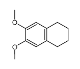 1,2,3,4-tetrahydro-6,7-dimethoxynaphthalene Structure