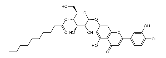 luteolin glucocapriate Structure
