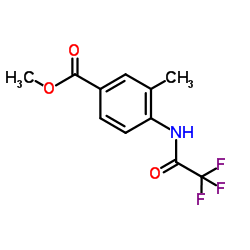 Methyl 3-methyl-4-[(trifluoroacetyl)amino]benzoate结构式