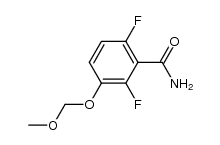 2,6-difluoro-3-(methoxymethoxy)benzamide Structure