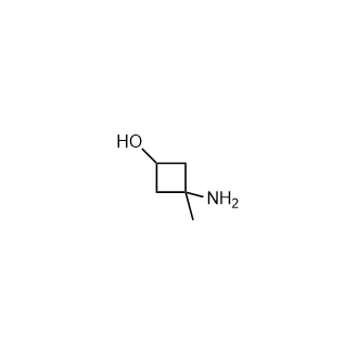 3-Amino-3-methylcyclobutanol Structure