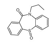 11-oxo-5-propylbenzo[b][1,4]benzothiazepin-6-one结构式