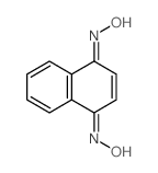 1,4-Naphthalenedione,1,4-dioxime结构式
