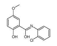 N-(2-chlorophenyl)-2-hydroxy-5-methoxybenzamide Structure