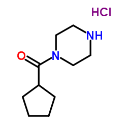 cyclopentyl(piperazin-1-yl)methanone hydrochloride structure