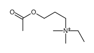 3-acetyloxypropyl-ethyl-dimethylazanium结构式