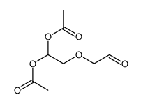 [1-acetyloxy-2-(2-oxoethoxy)ethyl] acetate Structure