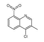 4-Chloro-3-methyl-8-nitro-quinoline结构式