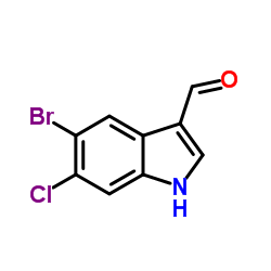 5-溴-6-氯-1H-吲哚-3-甲醛图片