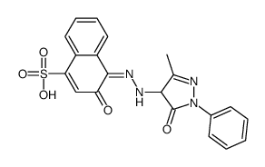 4-[[(4,5-Dihydro-3-methyl-5-oxo-1-phenyl-1H-pyrazol)-4-yl]azo]-3-hydroxy-1-naphthalenesulfonic acid picture