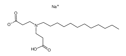 月桂亚氨基二丙酸钠结构式