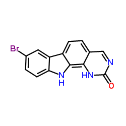 8-Bromo-1,11-dihydro-2H-pyrimido[4,5-a]carbazol-2-one结构式