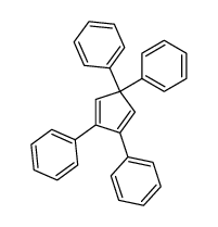 2,3,5,5-tetraphenylcyclopenta-1,3-diene结构式