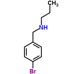 (4-Bromo-benzyl)-propyl-amine Structure