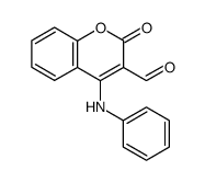 4-anilino-3-formyl-2(2H)-chromenone Structure