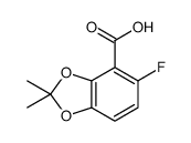 5-fluoro-2,2-dimethyl-1,3-benzodioxole-4-carboxylic acid Structure