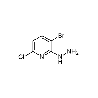 3-Bromo-6-chloro-2-hydrazinylpyridine Structure