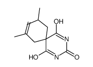 5-(2-Methylpropyl)-5-(2-methyl-2-propenyl)barbituric acid structure