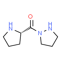Pyrazolidine, 1-(2-pyrrolidinylcarbonyl)-, (S)- (9CI) Structure