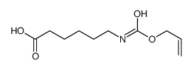 6-(prop-2-enoxycarbonylamino)hexanoic acid Structure