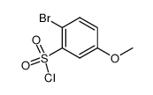 2-bromo-4-(Methyloxy)benzenesulfonyl chloride structure